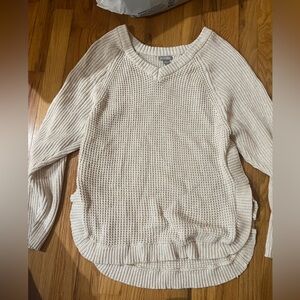 Tan knit sweater